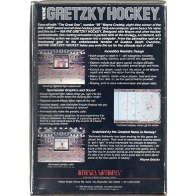 WAYNE GRETZKY HOCKEY AMIGA