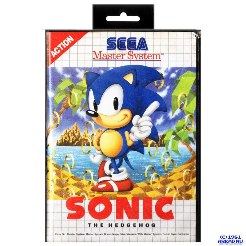 SONIC THE HEDGEHOG MASTERSYSTEM