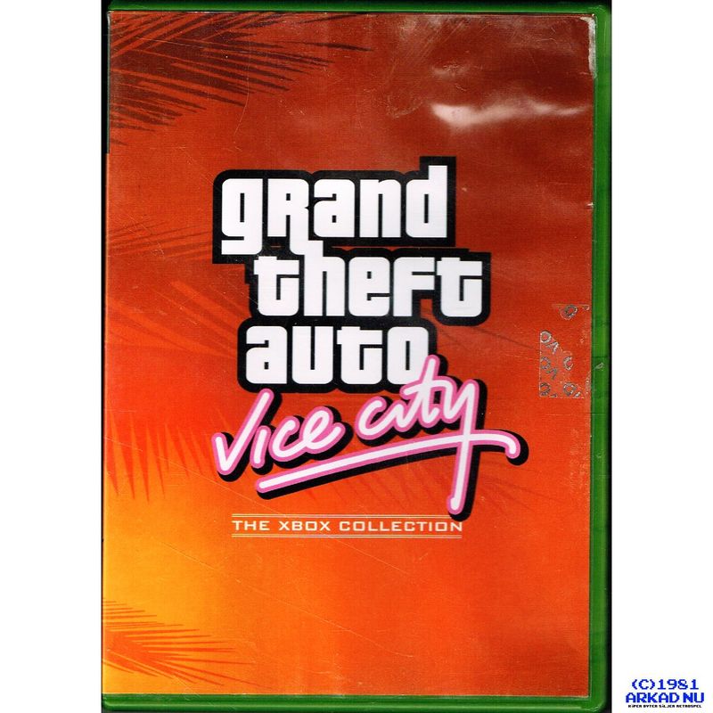 GRAND THEFT AUTO VICE CITY THE XBOX COLLECTION XBOX