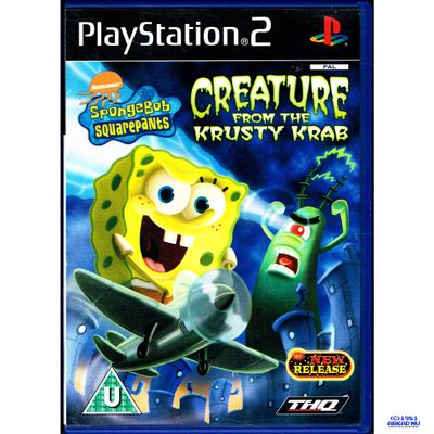 SPONGEBOB SQUAREPANTS CREATURE FROM THE KRUSTY KRAB PS2