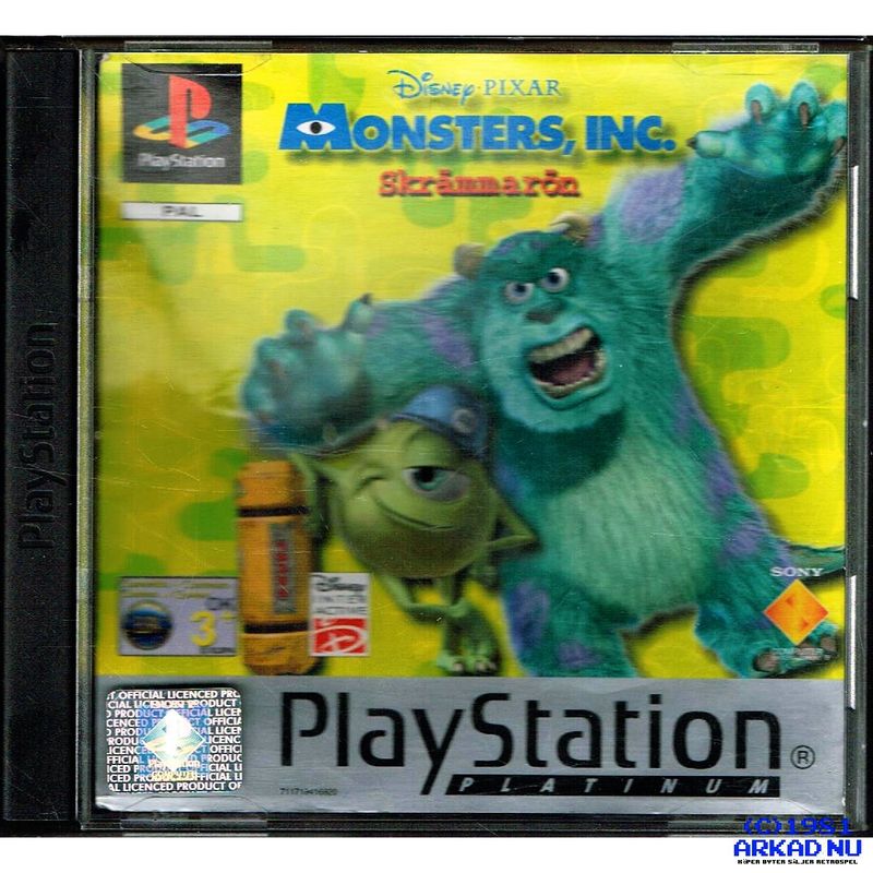 MONSTERS INC SKRÄMMARÖN PS1