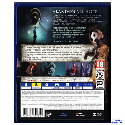 THE DARK PICTURE ANTHOLOGY LITTLE HOPE PS4