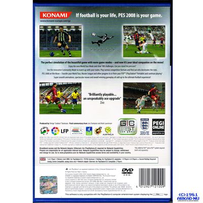 PES PRO EVOLUTION SOCCER 2008 PS2