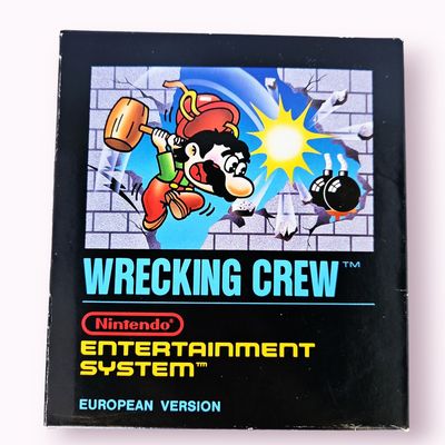 WRECKING CREW NES SCN 5 SKRUVARS SVENSK FÖRSTA UTGÅVA