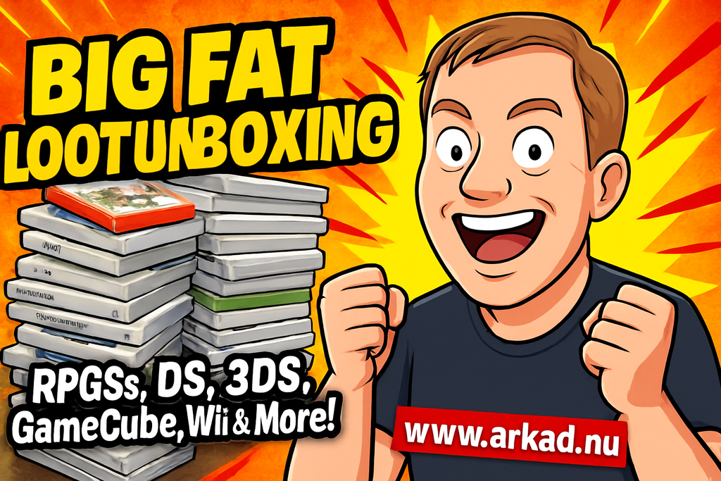 🎮 BIG FAT LOOT UNBOXING – RPGs, DS, 3DS, GameCube, Wii & mer/more 📦🔥