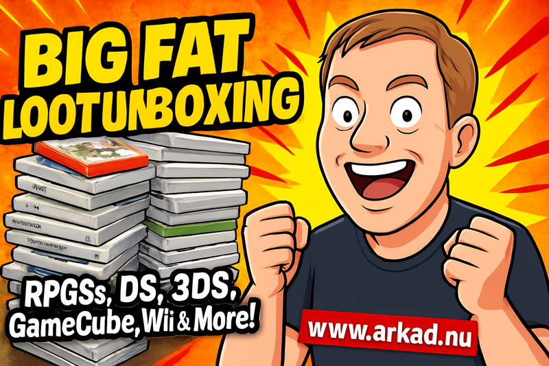 🎮 BIG FAT LOOT UNBOXING – RPGs, DS, 3DS, GameCube, Wii & mer/more 📦🔥