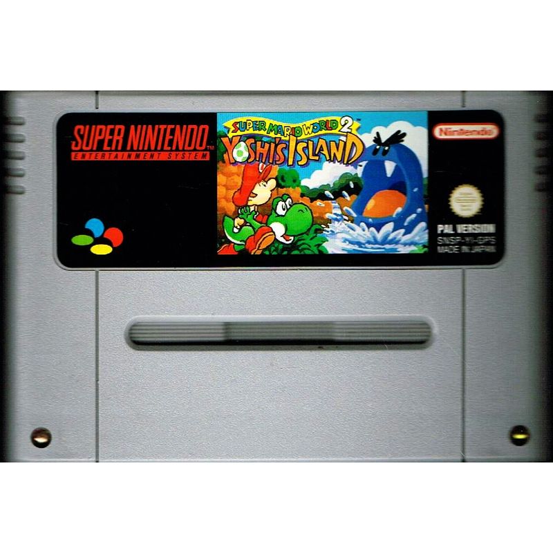 SUPER MARIO WORLD 2 YOSHIS ISLAND SNES SCN MED SVENSKT HÄFTE A4