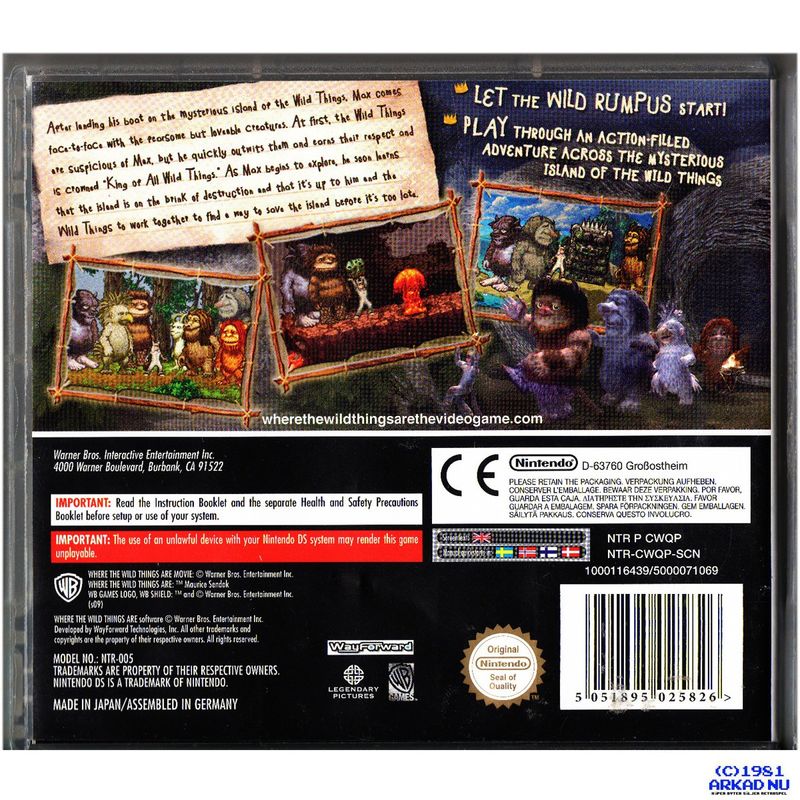 WHERE THE WILD THINGS ARE DS