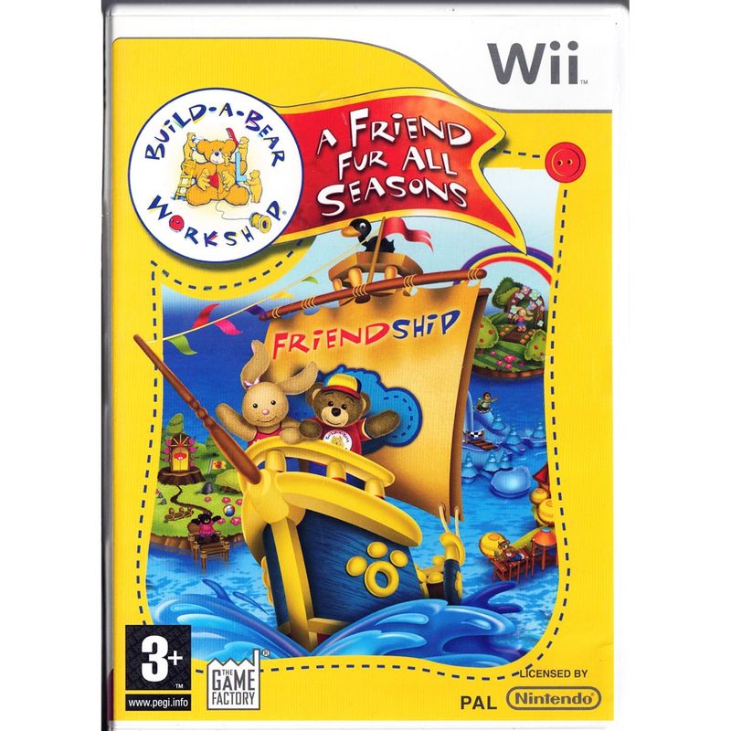 BUILD A BEAR WORKSHOP A FRIEND FUR ALL SEASONS WII