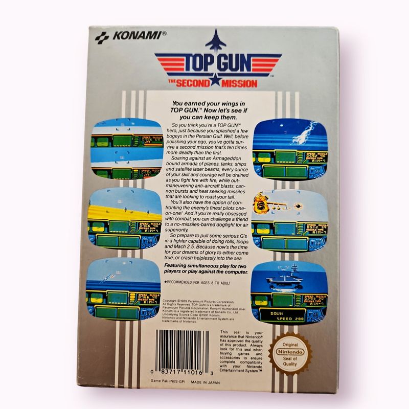 TOP GUN SECOND MISSION NES SCN