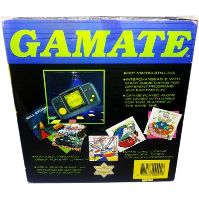 GAMATE COMPACT VIDEO GAME SYSTEM MED SVENSKA INSTRUKTIONER