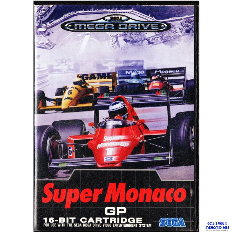 SUPER MONACO GP MEGADRIVE