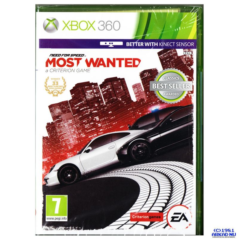 NEED FOR SPEED MOST WANTED XBOX 360