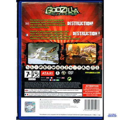 GODZILLA UNLEASHED PS2