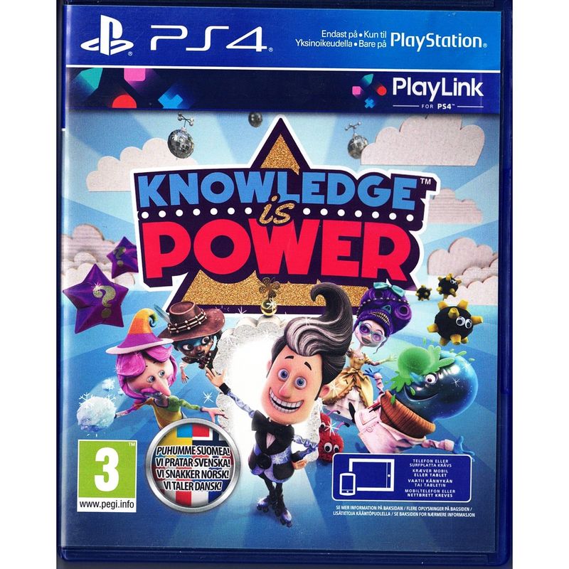 KNOWLEDGE IS POWER PS4