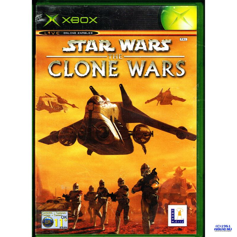 STAR WARS THE CLONE WARS XBOX