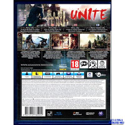 ASSASSINS CREED UNITY PS4