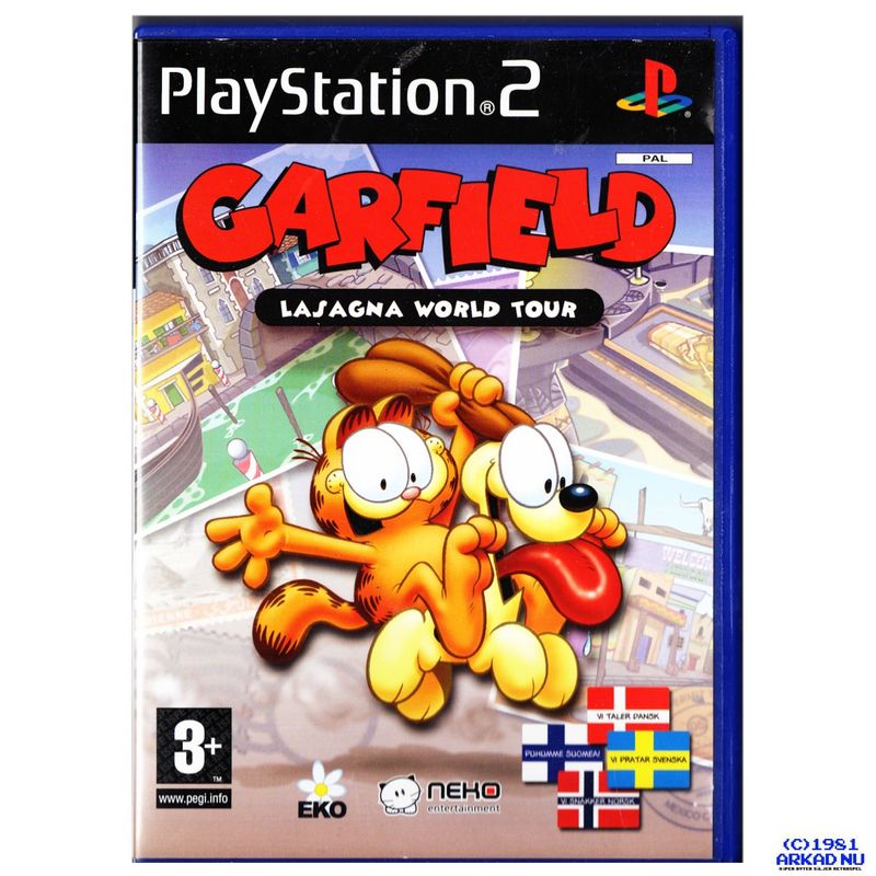 GARFIELD LASAGNA WORLD TOUR PS2