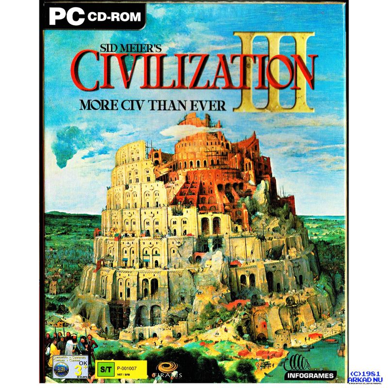 SID MEIERS CIVILIZATION III PC BIGBOX