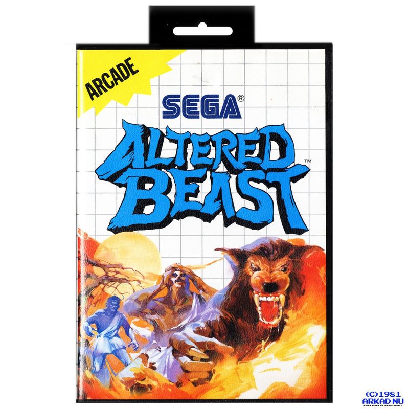 ALTERED BEAST MASTER SYSTEM SVENSK MANUAL