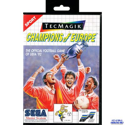 CHAMPIONS OF EUROPE MASTERSYSTEM