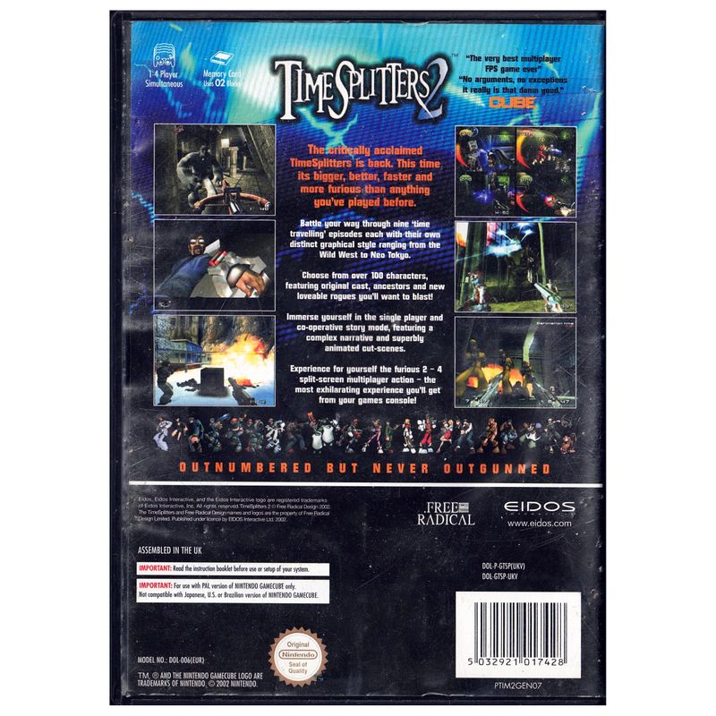TIME SPLITTERS 2 GAMECUBE
