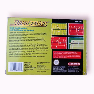 SUPER TENNIS SNES SCN