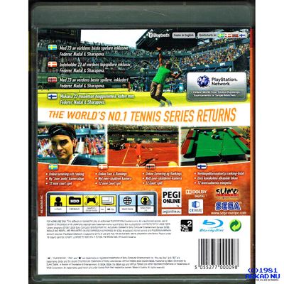 VIRTUA TENNIS 2009 PS3