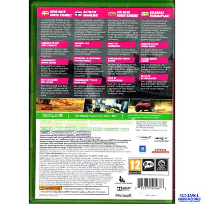 FORZA HORIZON XBOX 360