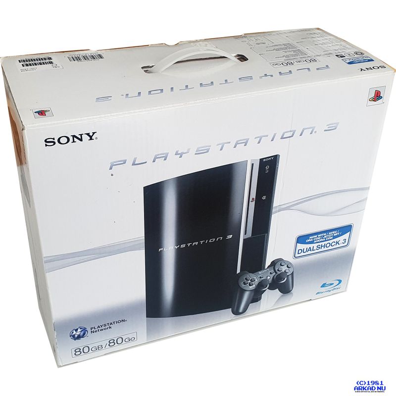 PLAYSTATION 3 PHAT 80GB BOXAD CECHK04