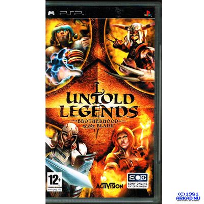 UNTOLD LEGENDS BROTHERHOOD OF THE BLADE PSP