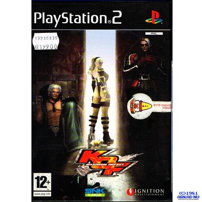 KING OF FIGHTERS MAXIMUM IMPACT SPECIAL EDITION PS2 MED BONUS DISK OCH BOK