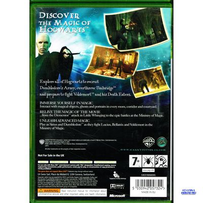 HARRY POTTER AND THE ORDER OF PHOENIX XBOX 360