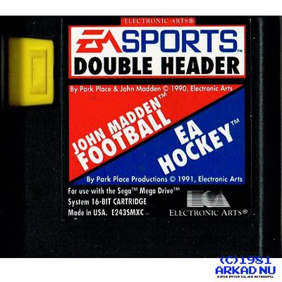 EA SPORTS DOUBLE HEADER MEGADRIVE