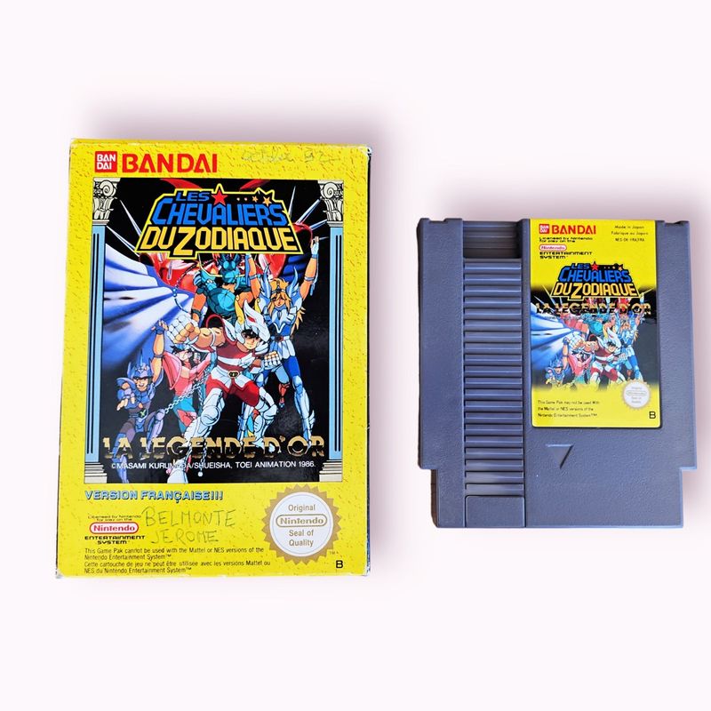 LES CHEVALIERS DU ZODIAQUE  LA LEGEND DOR SAINT SEIYA OGON DENSETSU NES