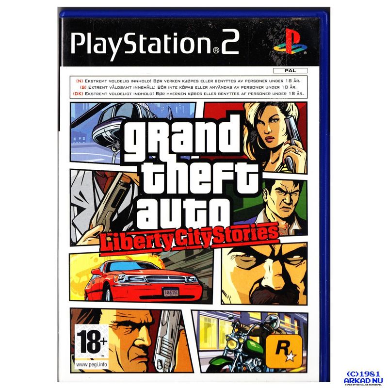 GRAND THEFT AUTO LIBERTY CITY STORIES PS2