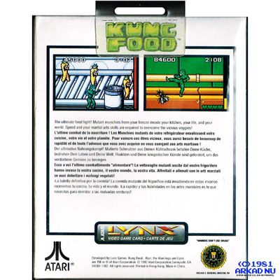 KUNG FOOD ATARI LYNX