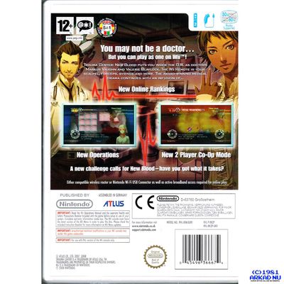 TRAUMA CENTER NEW BLOOD WII