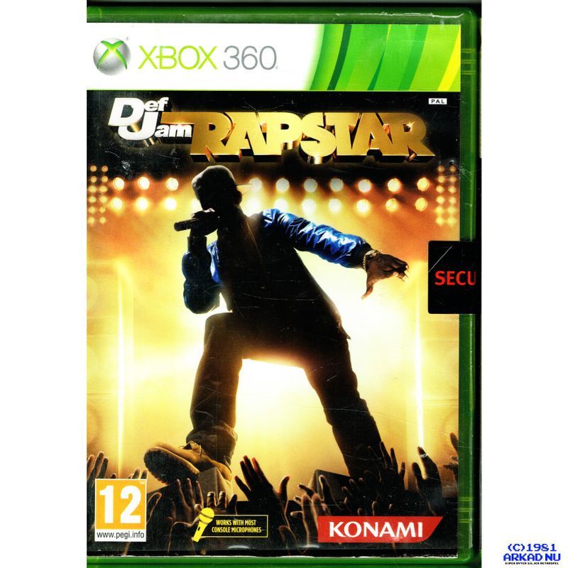 DEF JAM RAPSTAR XBOX 360