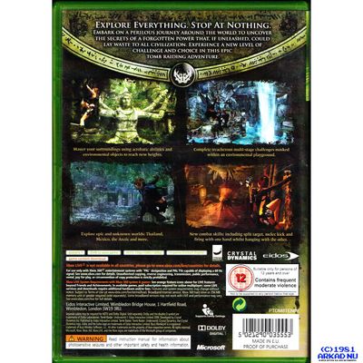 TOMB RAIDER UNDERWORLD XBOX 360