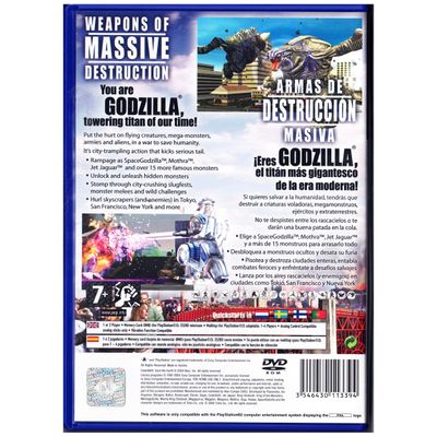 GODZILLA SAVE THE EARTH PS2