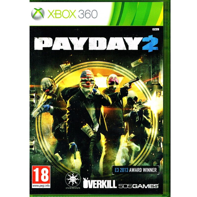 PAYDAY 2 XBOX 360