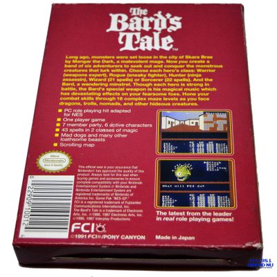 THE BARDS TALE NES REV-A USA