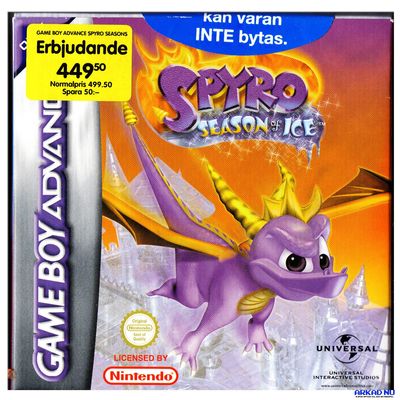 SPYRO SEASON OF ICE GAMEBOY ADVANCE