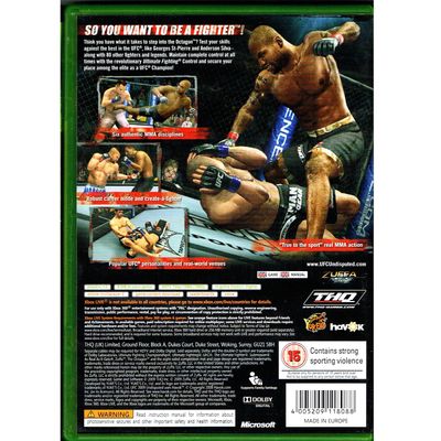 UFC 2009 UNDISPUTED XBOX 360