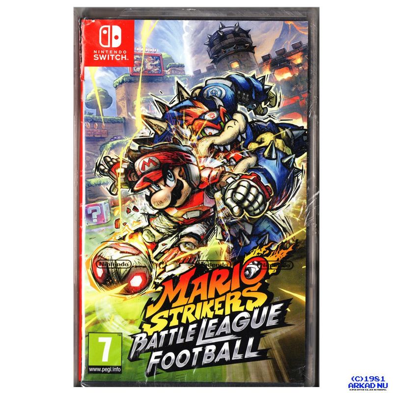 MARIO STRIKERS BATTLE LEAGUE FOOTBALL SWITCH TRASIG BOX