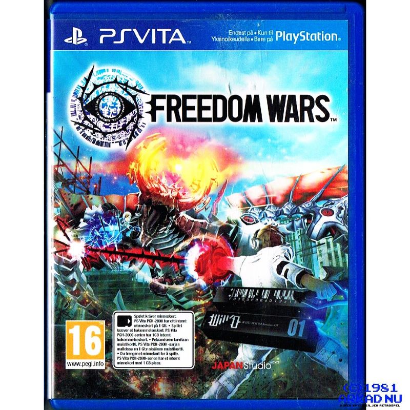 FREEDOM WARS PS VITA