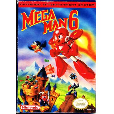 MEGA MAN 6 NES REV-A USA