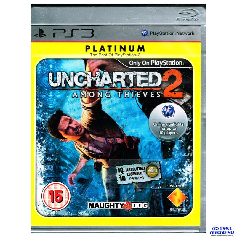 UNCHARTED 2 AMONG THIEVES PS3