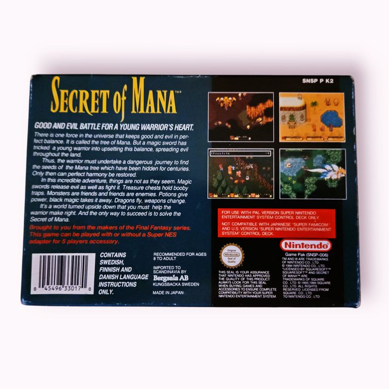 SECRET OF MANA SNES SCN